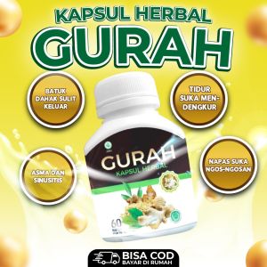 Kapsul Herbal Gurah BPOM Obat Herbal Laringitis Sakit Tenggorokan