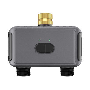 WIFI Irrigation Timer 2 Outlets Smart Water Valve Controller Adjustable Watering Sprinkler Timer Irrigation Timer