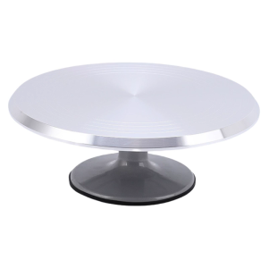 Revolving Cake Decorating Turntable Professional Stainless Steel Cake Stand Nonslip Base Pastries Baking Supplies