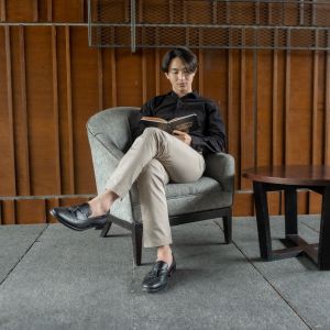 BAPIN Digga Formal Pants - Celana Kerja Kantor Pria Formal Khaki