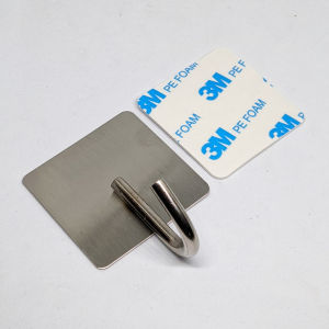 BI Gantungan Dinding Stainless Steel Tempel Dininding Banyak Varian Gantungan Kunci Key Baju Tempel Tembok Kapstok Hook Hanger 1pcs R1179