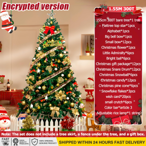🏆luxury encrypted version🏆christmas tree christmas essential simulation design no powder falling off size:1.25/1.55/1.85/2.15 xmas tree hiasan krismas christmas tree decoration 圣诞树