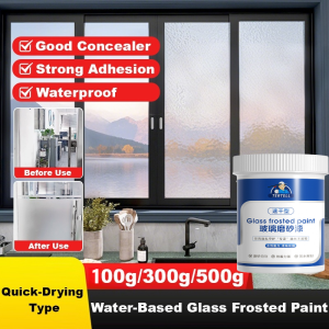 Bathroom bedroom anti-peeping light-transmitting glass frosted paint paint wear-resistant waterproof glass frosted paint latex Frosted Bathroom Paint Light Transparency Quick Drying