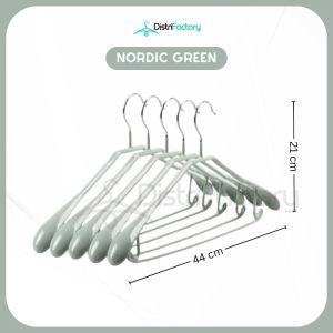 Seamless Clothes Hanger Baju No Trace Hanger Non Trace Wide Shoulder Hanger Metal Hook Non- marking