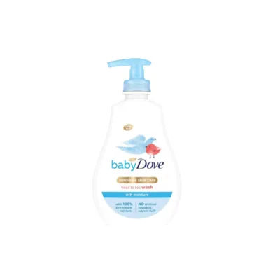 BABY DOVE RICH MOIST HEAD TO TOE WASH 400ML
