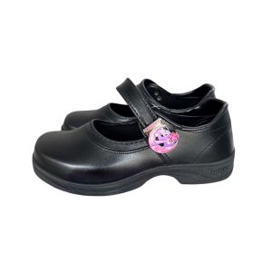 L รองเท้านักเรียนหญิง หนังดำ CARE BEARS CHAPPY รุ่น CB-9 Size 34-43