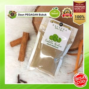 DAUN PEGAGAN BUBUK ORIGINAL / TEH DAUN PEGAGAN MURNI 100% REMPAH JSR ALAMI KUALITAS PREMIUM uk. SACHET