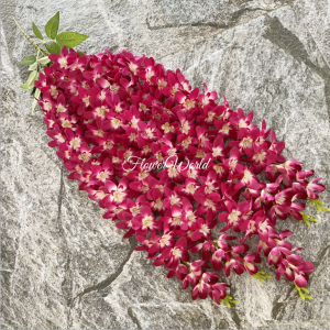 [FlowerWorld]Artificial Bunga Wisteria 1 Tangkai Isi 5 Cabang Jumbo/ Flower Bunga Rambat Hias / Bunga Palsu Plastik Buatan Imitasi Hias Dekor Buket Bouquet Rumah Pesta/Bunga Hias Plastik/Bunga Hias Plastik Murah Dan Import/Bunga Hias Per Tangkai