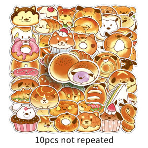 50PCS Original bread dog cute creative stickers flat suitcase personalized DIY decoration without cutting waterproof stickers