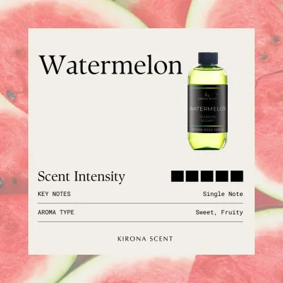 [KIRONA SCENT] Green Apple Aroma Reed Refill (250ml) for Reed Diffusers | 🎁FREE 1 Set of Reed Sticks