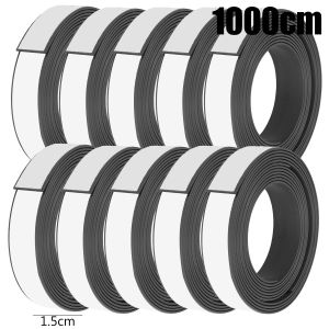 10M Self Adhesive Magnetic Tape Cuttable Rubber Magnet Tape Strong Flexible Magnet Stripe for Refrigerator Photo Posters Fixed Tools