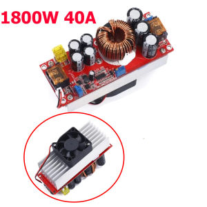 DC-DC 1800W 40A Voltage Step Up Converter Boost DC Converter Power Supply Module Step Up Constant Current Module DC-DC 10-60V to 12-97V Adjustable Voltage Charger