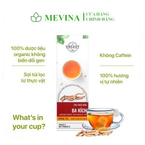 Trà Ba Kích Tăng Thời Gian Quan Hệ Cho Nam Hỗ Trợ Sinh Lý Nam Hộp 20 Gói Lọc - Mevina-Store