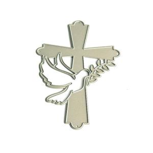 Bird of Peace Die Cut Crossed Metal Embossing Stencils Carbon Steel Cutting Dies for Card Making Scrapbooking Craft
