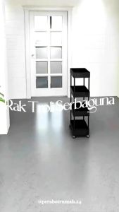 MJ88 RAK 3 SUSUN DENGAN 4 RODA MULTIFUNGSI / RAK SALON / RAK KAMAR MANDI SUPER MURAH