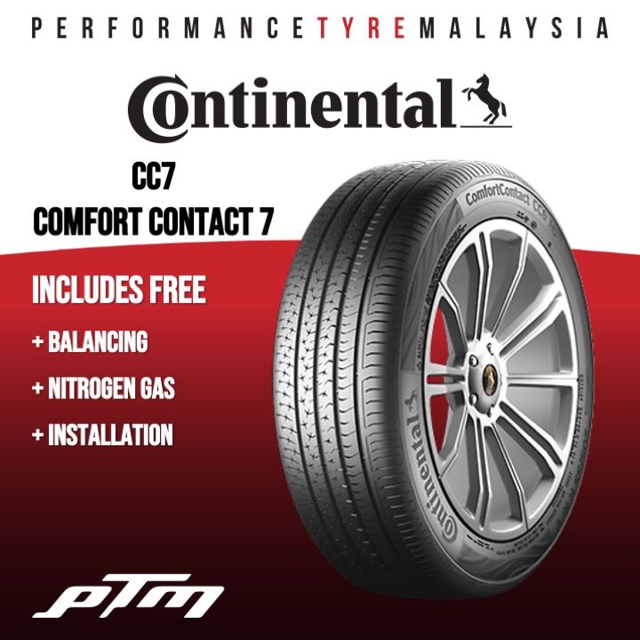 175/65R14 Continental Comfort Contact 7 CC7 Tyre Myvi Axia Iriz Bezza