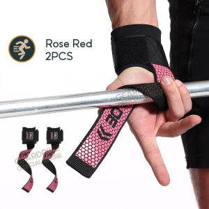 GEARDRIVE 1Pair Gym Fitness Weight Lifting Grip Straps Dumbbell Hand Grips Training Wrist S Up Port Bands for Barbell Pull Up