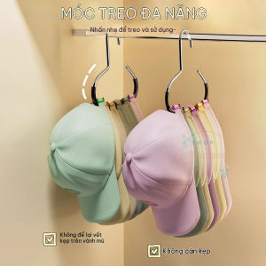 Giá Treo Quần Áo Hình Tròn Sáng Tạo Chống Trượt Móc Treo Mũ Móc Lưu Trữ Mũ Chống Trượt