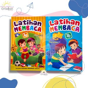 [Dapat 2 buku] Buku Latihan Membaca Jilid 1a dan 1b untuk PAUD TK SD