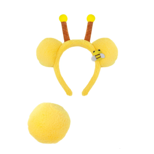 2/3Pcs Bear Costume Accessories Set Bear Ears HeadbandsTailTutu Skirt Accessories Kit Bear Costumes for Kids Toddlers