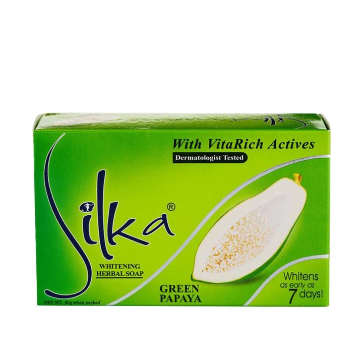 Silka%20Green%20Papaya%20Soap%2090g%20-%20Image%203