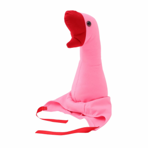 DYJJD Creative Big Goose Headgear White/Pink Plush Halloween Party Hat Funny Photo Props Cartoon Goose Hat Halloween Party