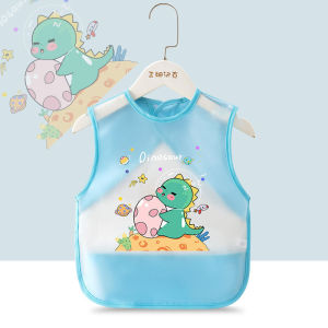 Baby Waterproof Bib Summer Kids Sleeveless Apron Anti-Dirty Feeding Bib for Boys Girls