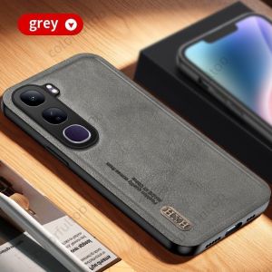 เคส Y19S Vivo เคสครอบโทรศัพท์หนังผิวด้านสุดหรูสำหรับ Vivo Y19S Y 19S VivoY19S 4G ฝาหลังปกป้องกล้องกันชนซิลิโคน TPU