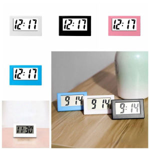 Mini Triangle Clock Small ABS Desk Digital Portable Mute Electronic Student Mute Clocks