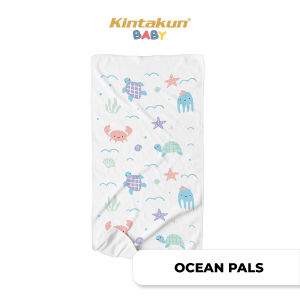 Kintakun Baby NEW Cotton Baby Towel Handuk Mandi Bayi Anak Katun Ocean Fun 60 x 120 cm