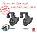 Bộ 2 nút chơi game PUBG mobile, ROS, Free fire... dạng móng gà ít che màn hình.. 