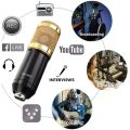 Popcorn Microphone V8 Sound Card  Set Original Livestream Full Set with Adjustable Bracket for  Studio Online Broadcasting. 
