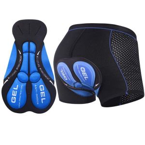 SKJK 5D Gel Pad 5D Gel Pad Cycling Shorts Shockproof Breathable Shockproof Bicycle Underpant MTB Comfortable Cycling Apparel Cycling Accessories