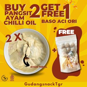[Beli 2 Dapat 1] Beli 2 Pangsit Ayam Dapat 1 Baso Aci Ori Hotpot Instan Food