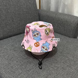 Topi Bucket Fashion Anak Laki-Laki Perempuan Motif Labubu Kuromi Baseball Terbaru