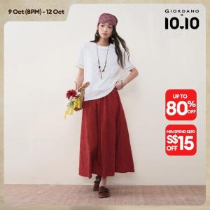 Giordano Women Women Pure Cotton Skirt Free Shipping 18466717