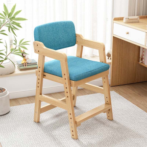 เก้าอี้ เก้าอี้ปรับระดับได้ เก้าอี้สไตล์มินิมอล เก้าอี้เด็ก ขาไม้ เเข็งเเรงทนทาน เหมาะสำหรับทุกคนในบ้าน