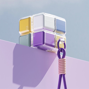 Magnetic Pellet Arranger Cube Pellet Container Weekly Pellet Arranger Magnetic Creative Water-Resistant String Sealed Pellet Container Portable Travel Pellet Case (Multicolor