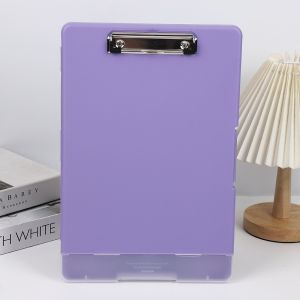 SJJL Large Capacity A4 Binder Clipboards with Pen Holder Waterproof Clipboard with Storage Organization Box Clip Board School Office Supplies