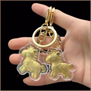 Key Pendant Auspicious Compact and Compact Cute and Vivid Rich Cartoon Carry Lightweight
