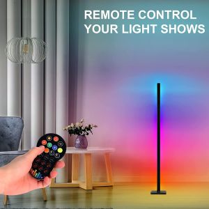 RGB Floor Lamp Sound Activated Led Light Voice Control Pickup Music Rhythm Light with Remote Control Reactive Music Lights RGB Floor Lamp LED Rhythm Night Light Music Synchronization Used In Bedroom Living Room Gaming Live Broadcast Atmosphere Light