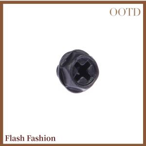 [Falsh F] 100pcs ฟัน HEX Computer PC Case ฮาร์ดดิสก์เมนบอร์ดติดตั้งสกรูสำหรับเมนบอร์ด PC Case CD-ROM Hard Disk