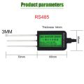 Alat Ukur NPK Soil Temperature Kelembaban Alat Pengukur Kesuburan Tanah Dengan Sensor Npk Untuk Pertanian. 