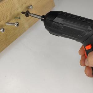 Versatile Electric Screwdriver Set with 5 Attachments Rechargeable Screwdriver for Furniture Assembly & Appliance Repair