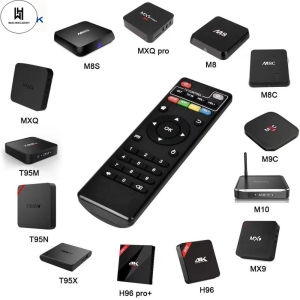 WH ALNAK Universal Remote Control Compatible with 4K Android Ultra HD TV Box MXQ Pro MXQ 4K M8S M8N M8C M12 M10 H96 X96 H96 T95M T95N T95X T95Z