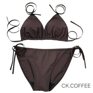 Bikini segitiga ikat BI65 elastis lembut ada spon