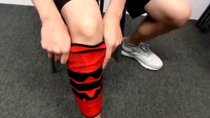 1PC Silicone Knee Pads Brace Strap Patella Medial Support Strong Meniscus Compression Protection