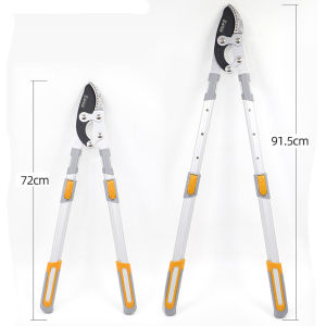 MISHILEI  กรรไกรตัดกิ่งไม้ด้ามยาว ตัดกิ่งได้เหล็ก ตัดแต่งกิ่งไม้หนาไว้ที่สูงเพื่อตัดกิ่ง ปรับควายาวได้ ใบมีดคม