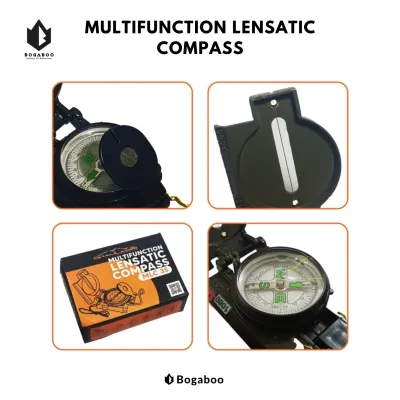 Kompas Bidik Multifungsi Untuk Navigasi - Kompas Outdoor - Kompas Gunung - Compass - Compass Lensatic - Kompas Hiking