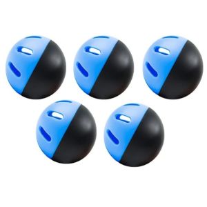 NHIH 5PCS 74MM Baseball Practice Balls Hollow Hole EVA Airflow Balls Beginner Training Auxiliary Softballs Indoor